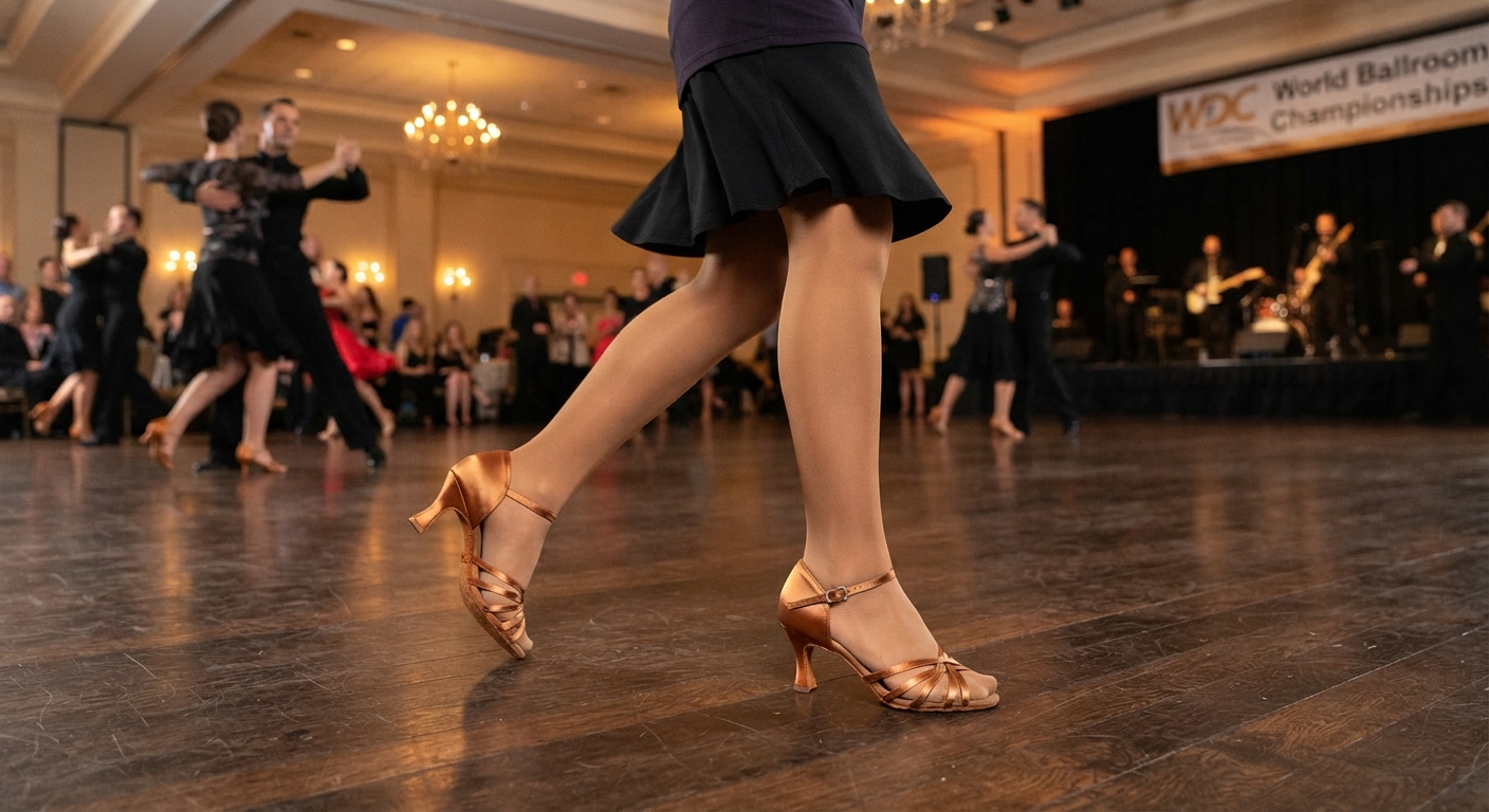 These shoes were made for dancing - the continental way