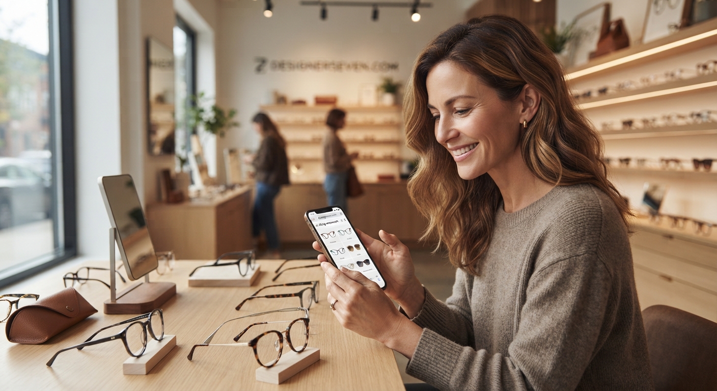 Lorsque l'on recherche des lunettes, le plus simple c'est évidemment d'aller sur le site marchand designerseven.com !
