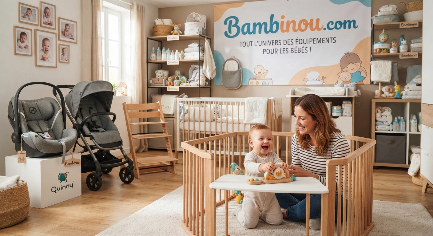 Bambinou.com propose tout l'univers des équipements pour les bébés !