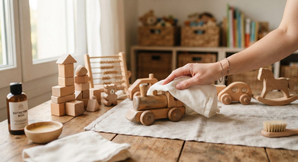 Les jouets en bois : entretien et nettoyage pour leur assurer une belle vie