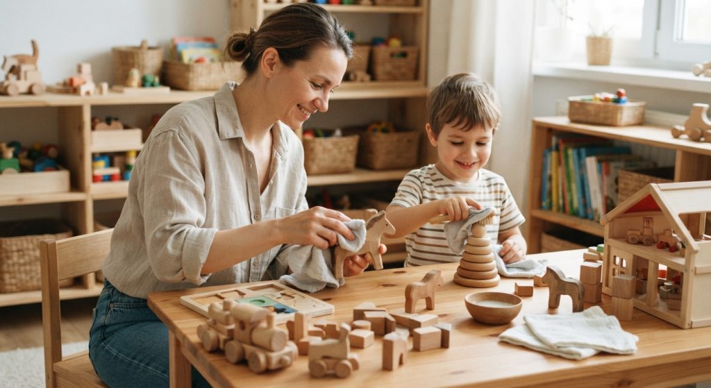 Les jouets en bois : entretien et nettoyage pour leur assurer une belle vie